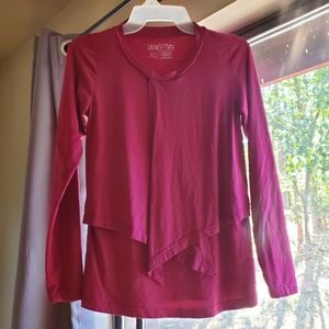 Latched Mama Tie Front Top